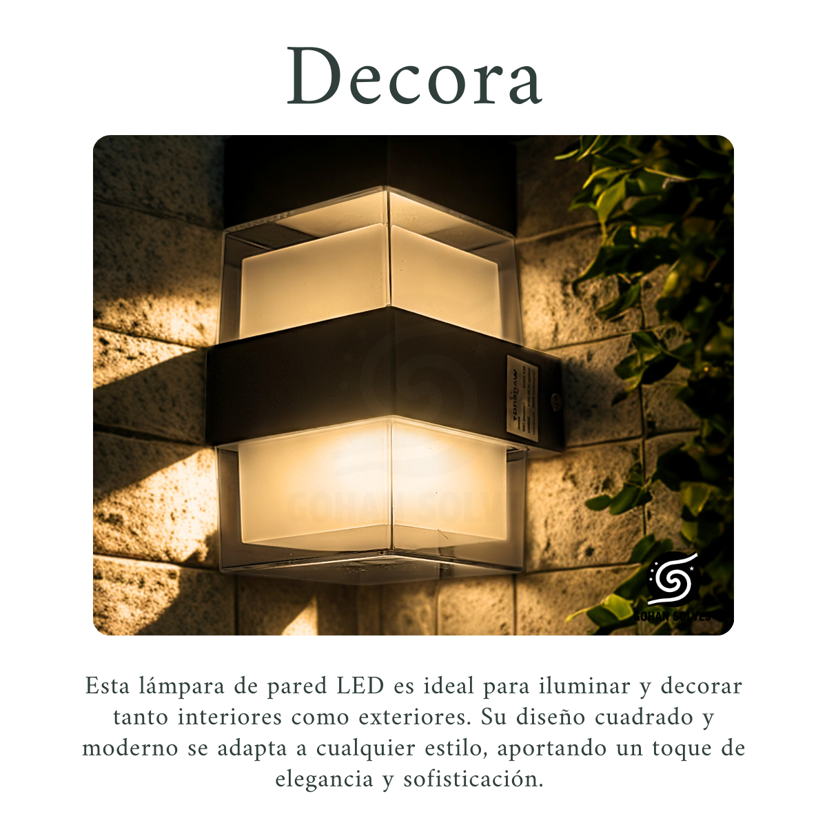 Foto 8 pulgar | 4 Lampara Arbotante Doble Luz Cubo Vintage Elegante Exterior
