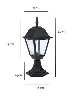 Foto 3 | Farol De Barda 2 Negro