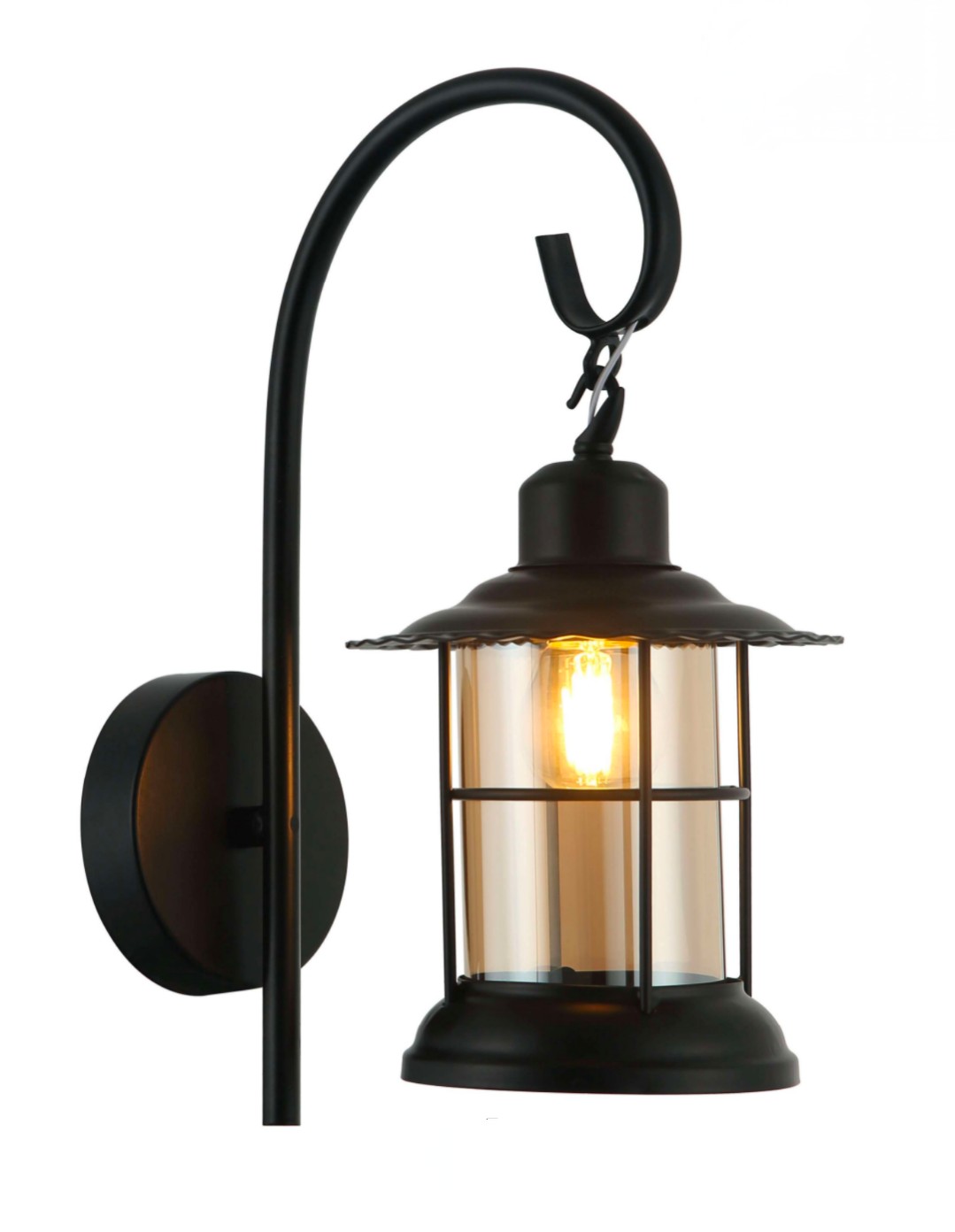 Foto 1 | Farol Arbotante de Exterior Mónica Negro