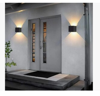 Foto 2 | 12w Luz De Pared Luz Arbotante Led Pared Uso Exterior 3000k