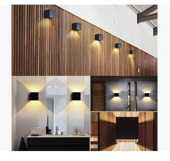 Foto 4 | 12w Luz De Pared Luz Arbotante Led Pared Uso Exterior 3000k