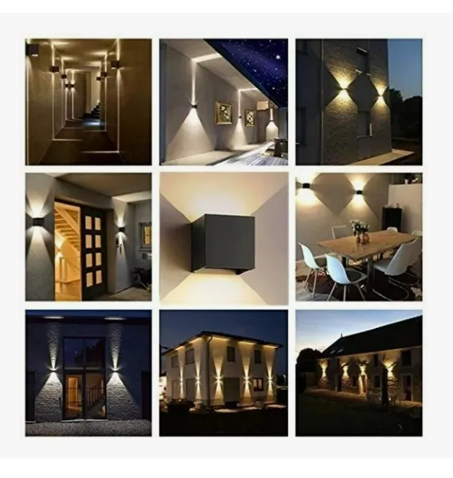 Foto 3 pulgar | 12w Luz De Pared Luz Arbotante Led Pared Uso Exterior 3000k