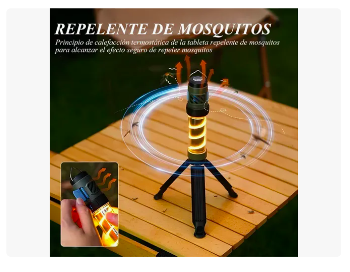 Foto 3 pulgar | Iluminación Xtellar  Exterior Linterna  led Antimosquitos