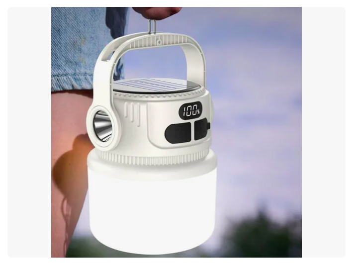Foto 4 | Lámpara Recargable Xtellar Solar Linterna Camping Led --para Acampar