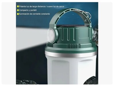 Foto 4 | Lámpara Recargable Xtellar Solar Linterna Camping Led Para Acampar