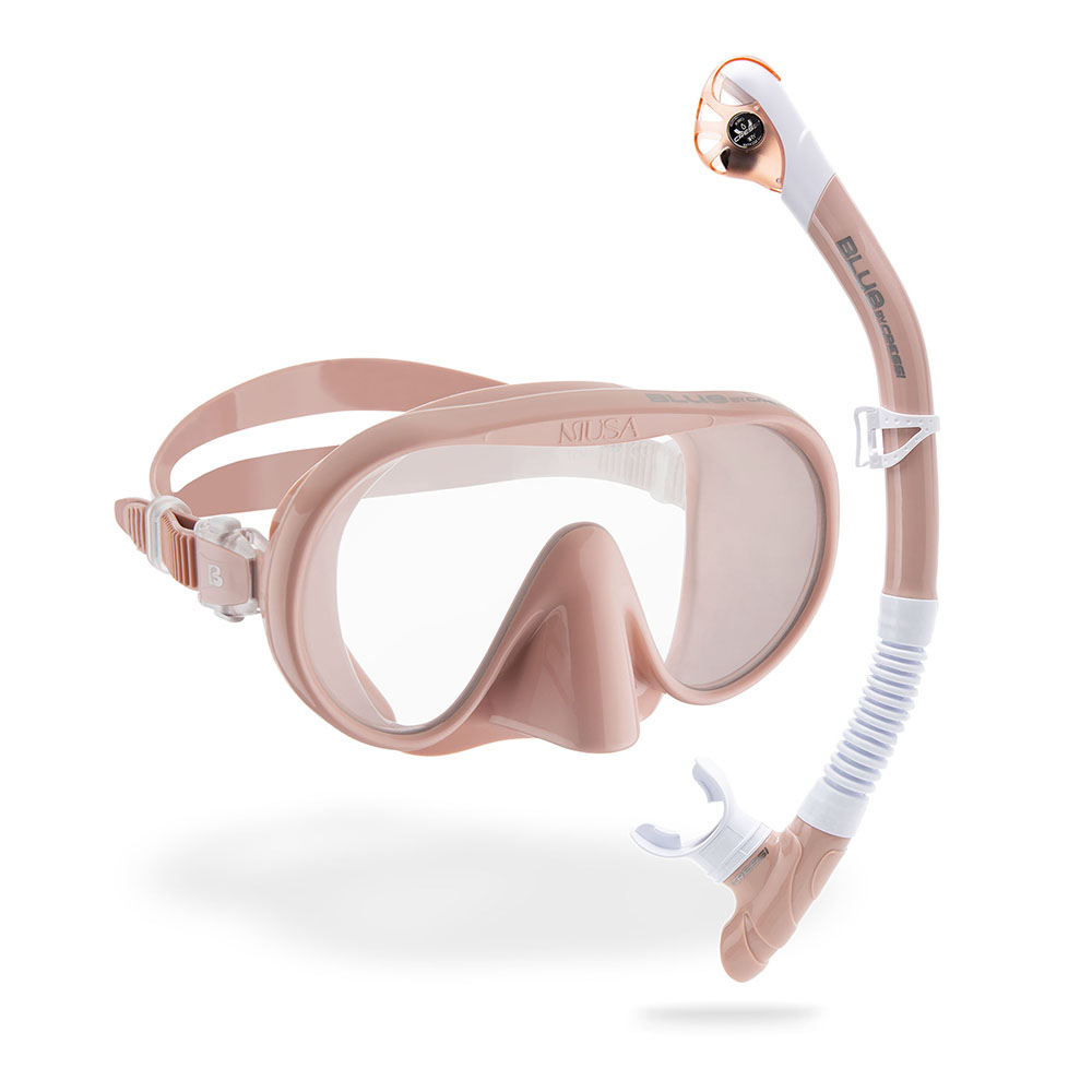 Foto 2 pulgar | Combo Cressi Musa & Scilla Para Buceo Y Snorkeling Rosa Gold