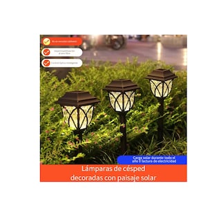 Foto 2 | Set Luz Solar Impermeable 6 Piezas Eo Safe Imports Esi-8724 Negro