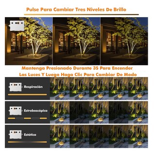 Foto 4 | Lamparas Solar Lab.g Para Jardin Exteriores Foco Impermeable 3 En 1