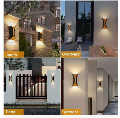 Foto 5 pulgar | Xtellar  Lámparas De Pared Led Muro Impermeable Moderna Para Exterior Interior Jardin Colgantes Moderna Arbotan