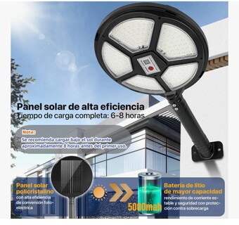 Foto 2 | Lámparas Xtellar Solar Exterior Jardín Led Suburbano Reflector 2pack