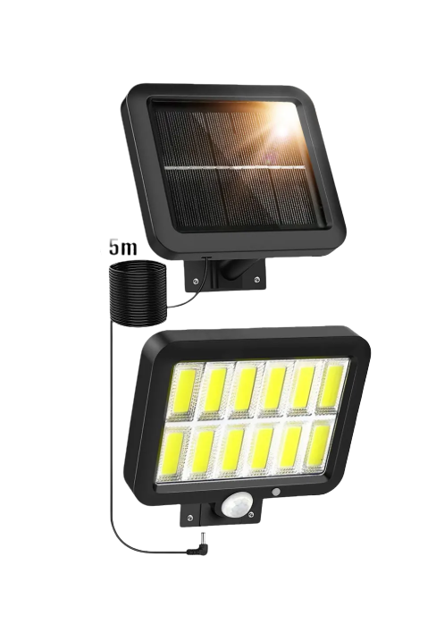 240led Lampara Solar Exterior Lámpared Sensor 3modos+remoto