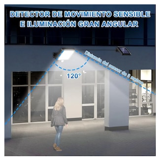 Foto 2 | 240led Lampara Solar Exterior Lámpared Sensor 3modos+remoto