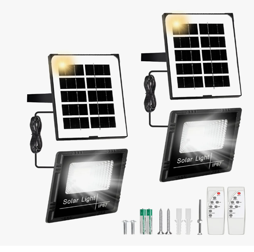 Foto 2 pulgar | 2pz Lámpara Xtellar Solar Exterior Con Reflectores Led Para Jardín