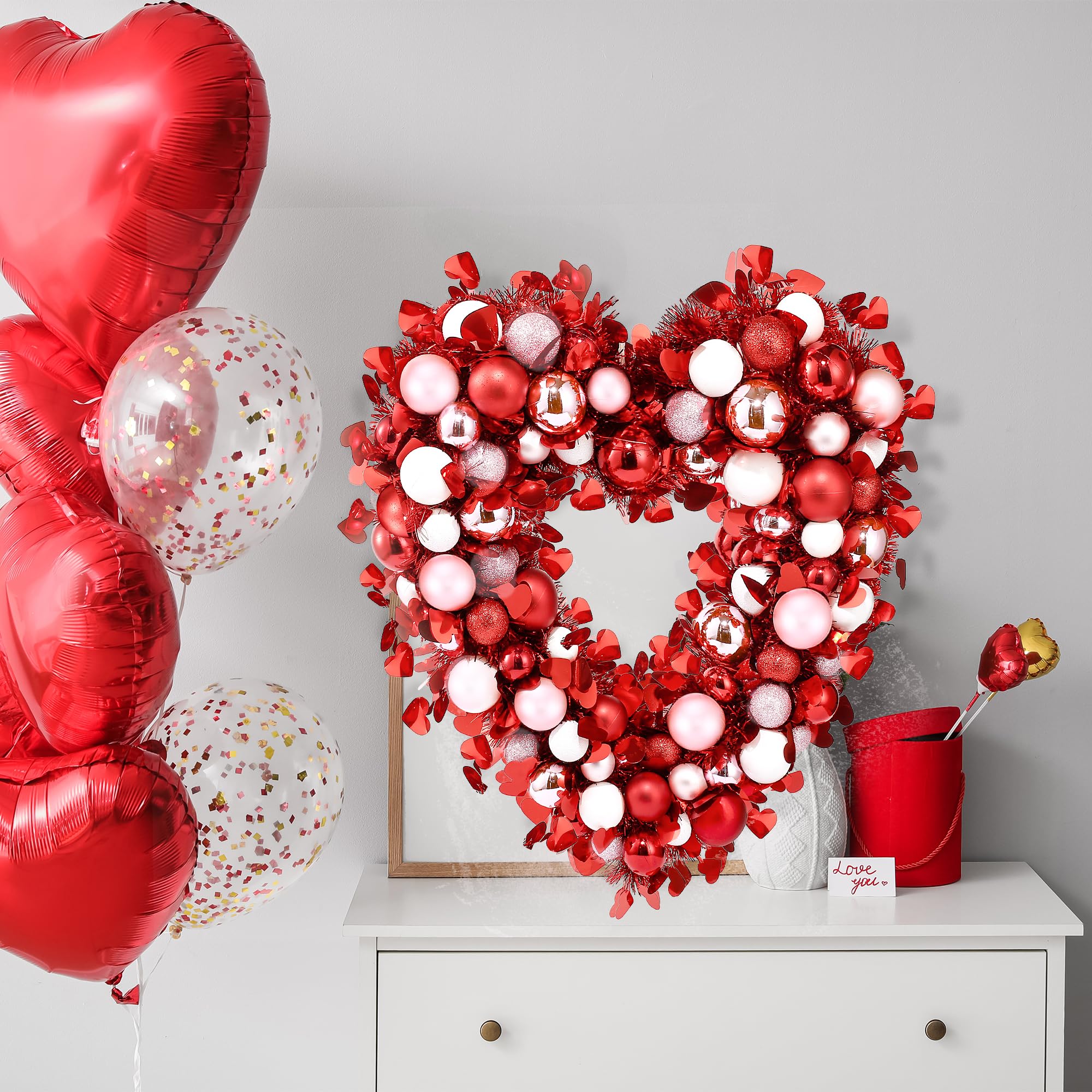 Foto 4 pulgar | Guirnalda Sggvecsy en Forma de Corazón 45 cm - Venta Internacional