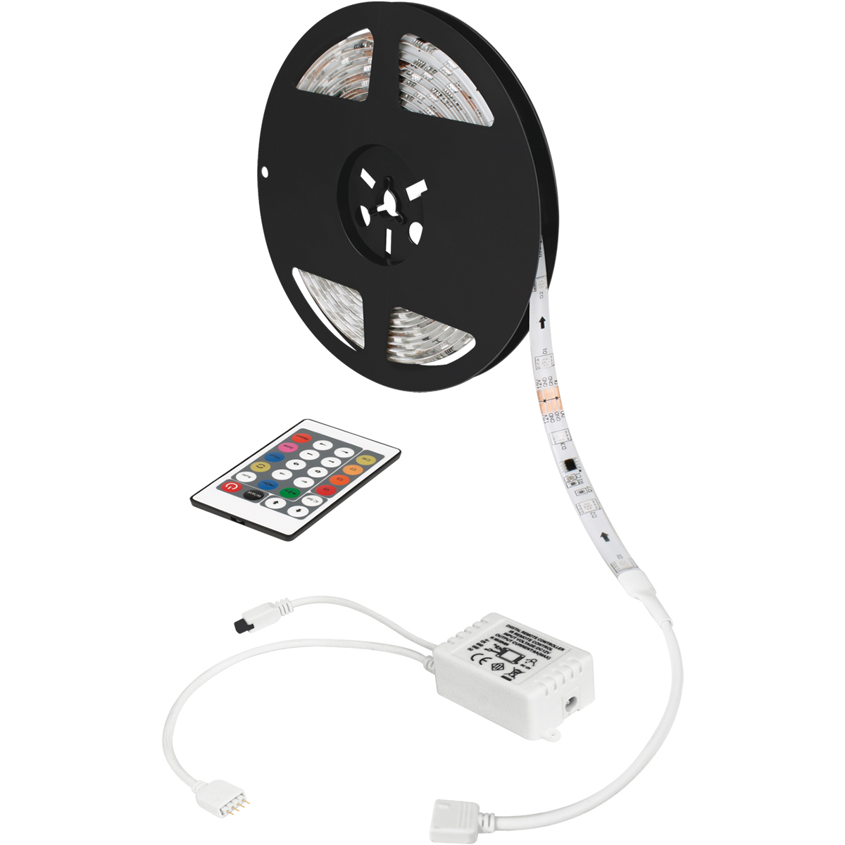 Foto 2 pulgar | Tira Led 24w Aksi Multicolor 5m Con Control Remoto