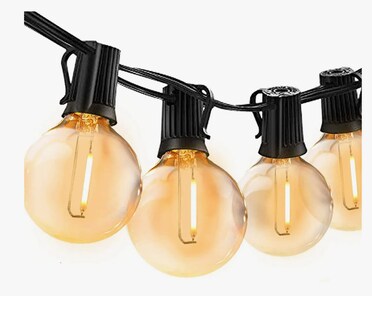 Foto 1 | 10m Guirnalda De Luces 15 Focos Led Exterior Vintage Jardin