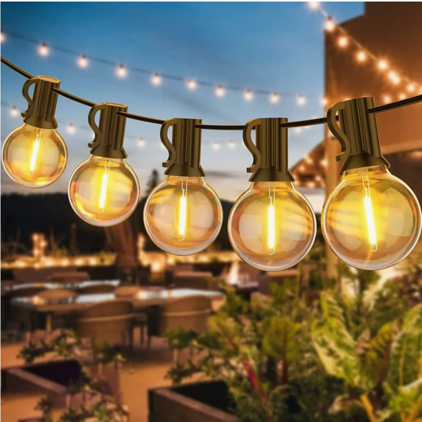 Foto 2 | Guirnalda De Luces 25 Focos De Exterior Impermeable Led