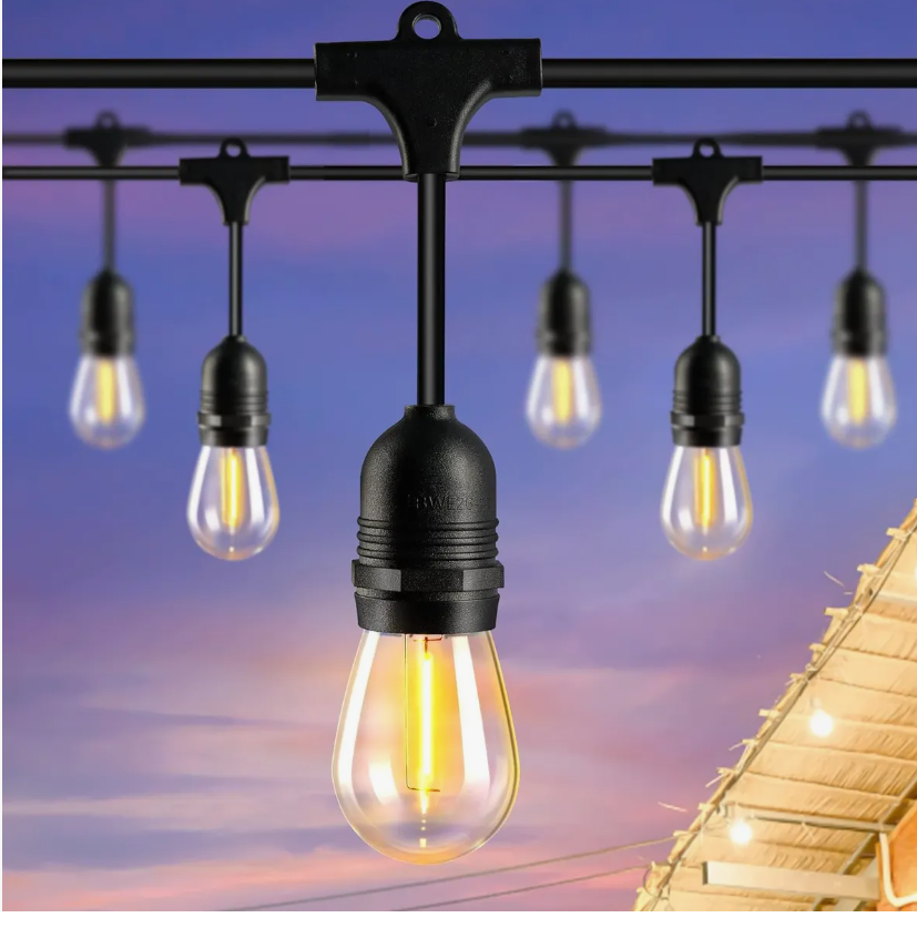 Foto 6 pulgar | 10m Guirnalda De Luces 10+1 Focos Exterior Led Impermeable