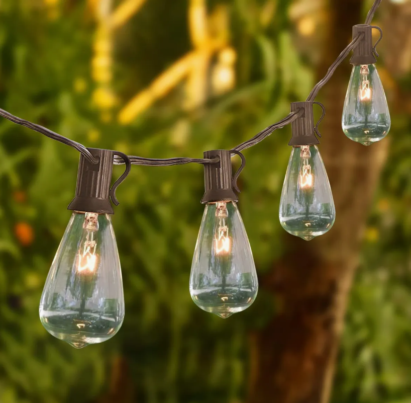 Foto 4 pulgar | Guirnalda De Luces De Exterior Vintage 25+2 Focos 15 Metros