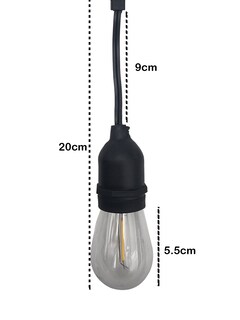 Foto 3 | Guirnalda 10 Focos Gota Led Luz Decorativa