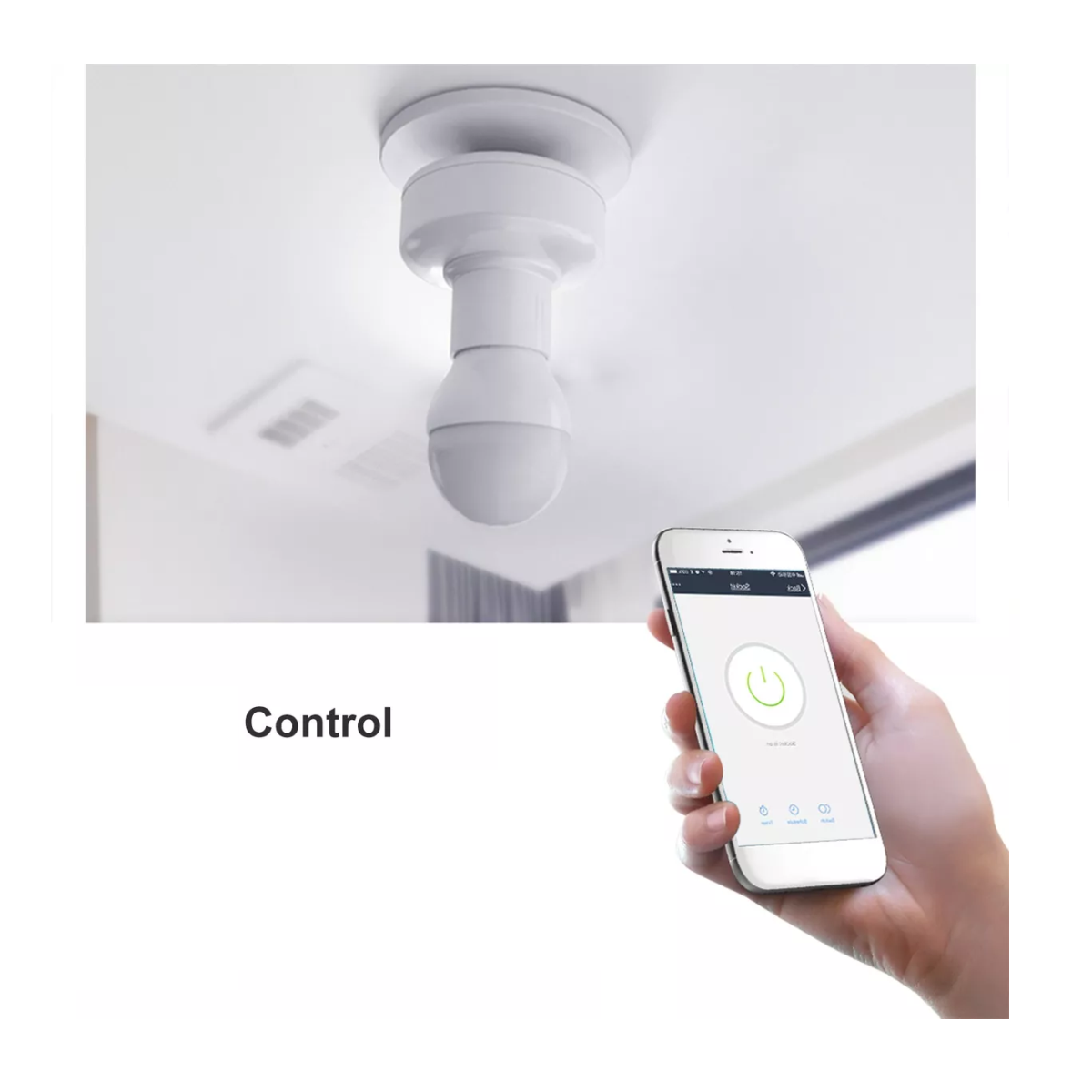 Foto 3 pulgar | Socket Inteligente Wifi Foco Alexa Smart Blanco