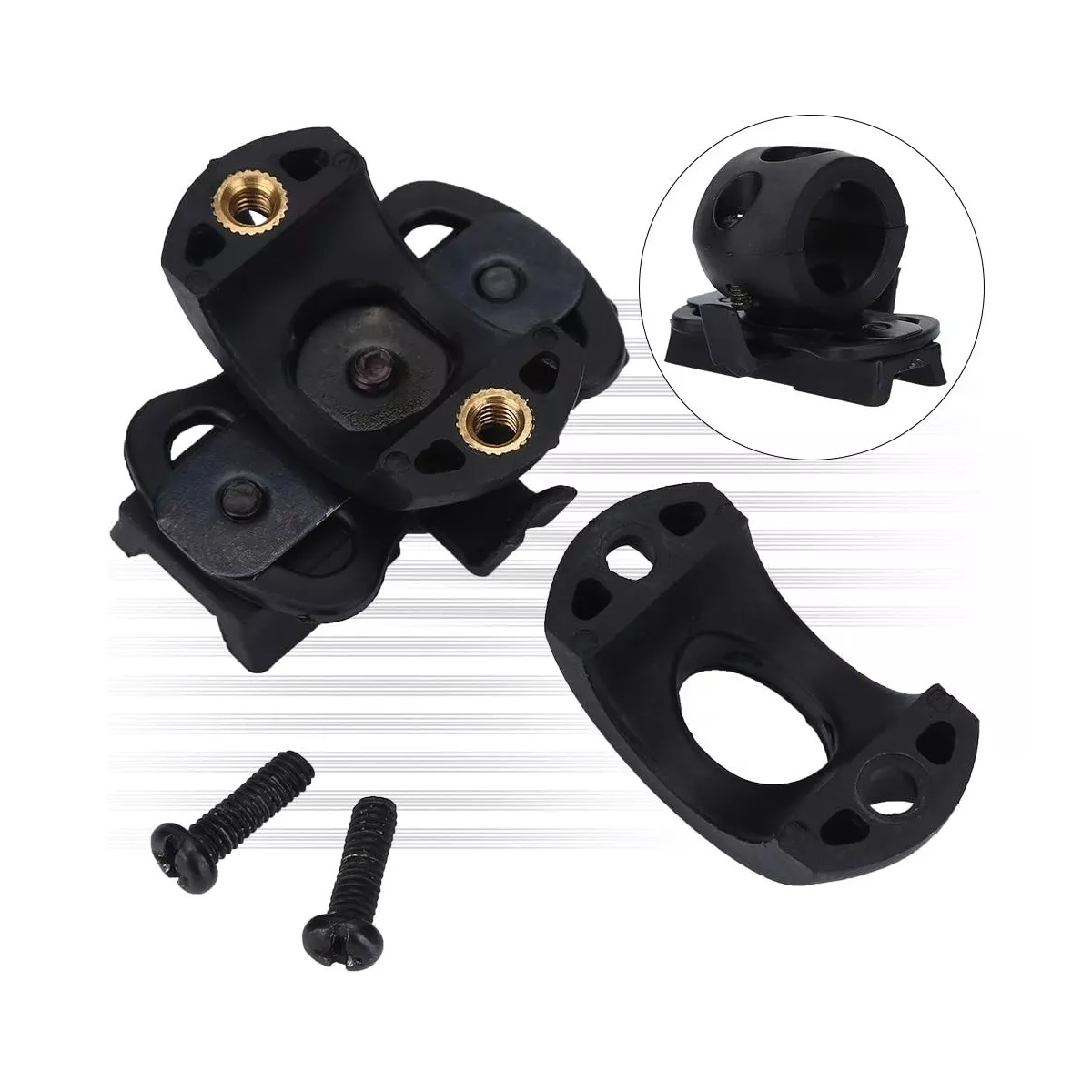 Foto 4 pulgar | Soporte Montura De Lámpara Para Casco Táctico Ciclismo Eo Safe Imports Esi-13954 Negro