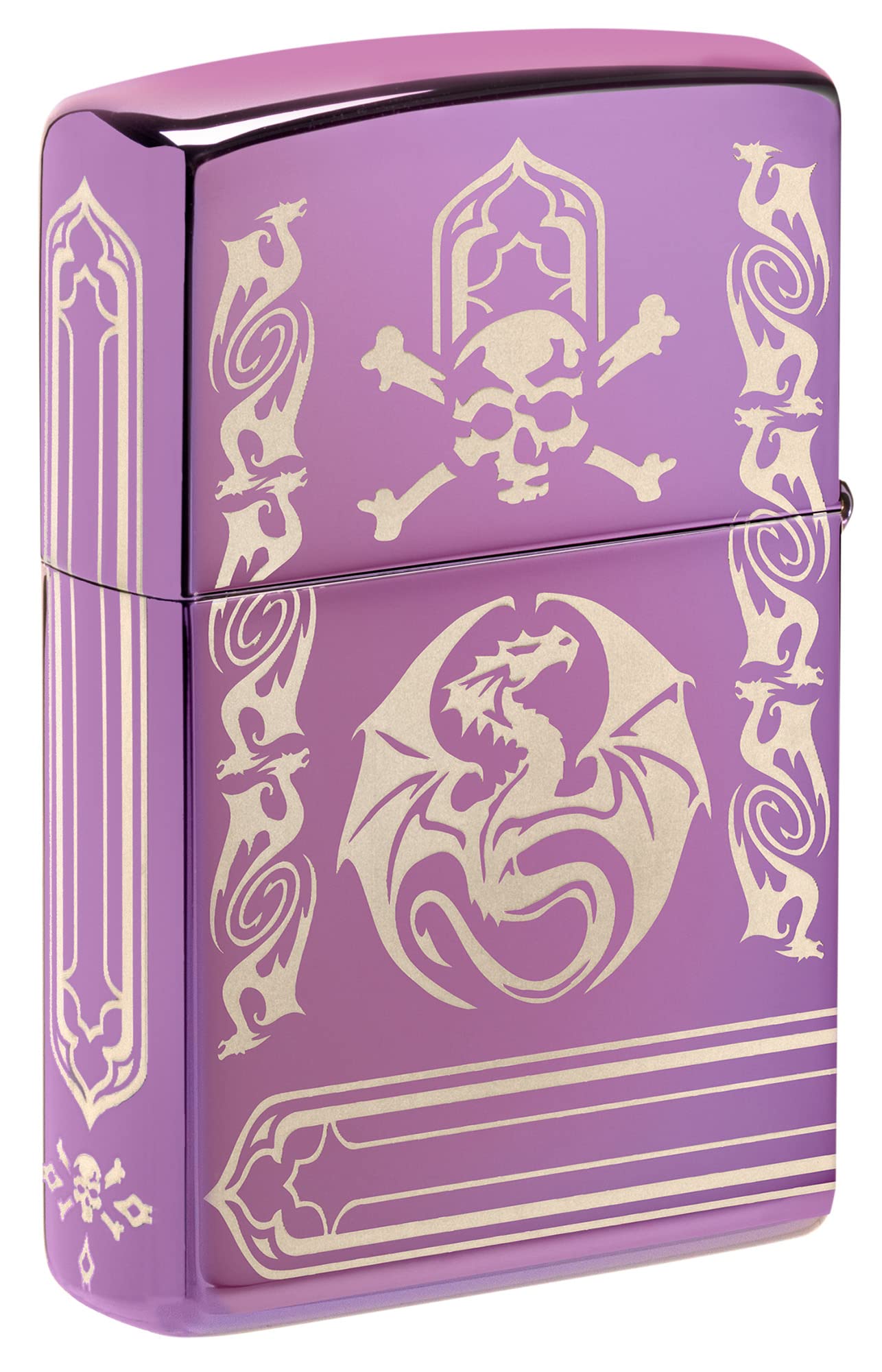 Foto 3 pulgar | Mechero De Bolsillo Zippo Anne Stokes Laser 360 High Polish Purple - Venta Internacional.