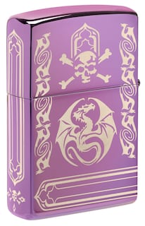 Foto 2 | Mechero De Bolsillo Zippo Anne Stokes Laser 360 High Polish Purple - Venta Internacional.