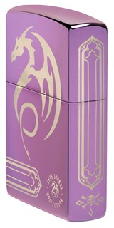 Foto 3 | Mechero De Bolsillo Zippo Anne Stokes Laser 360 High Polish Purple - Venta Internacional.