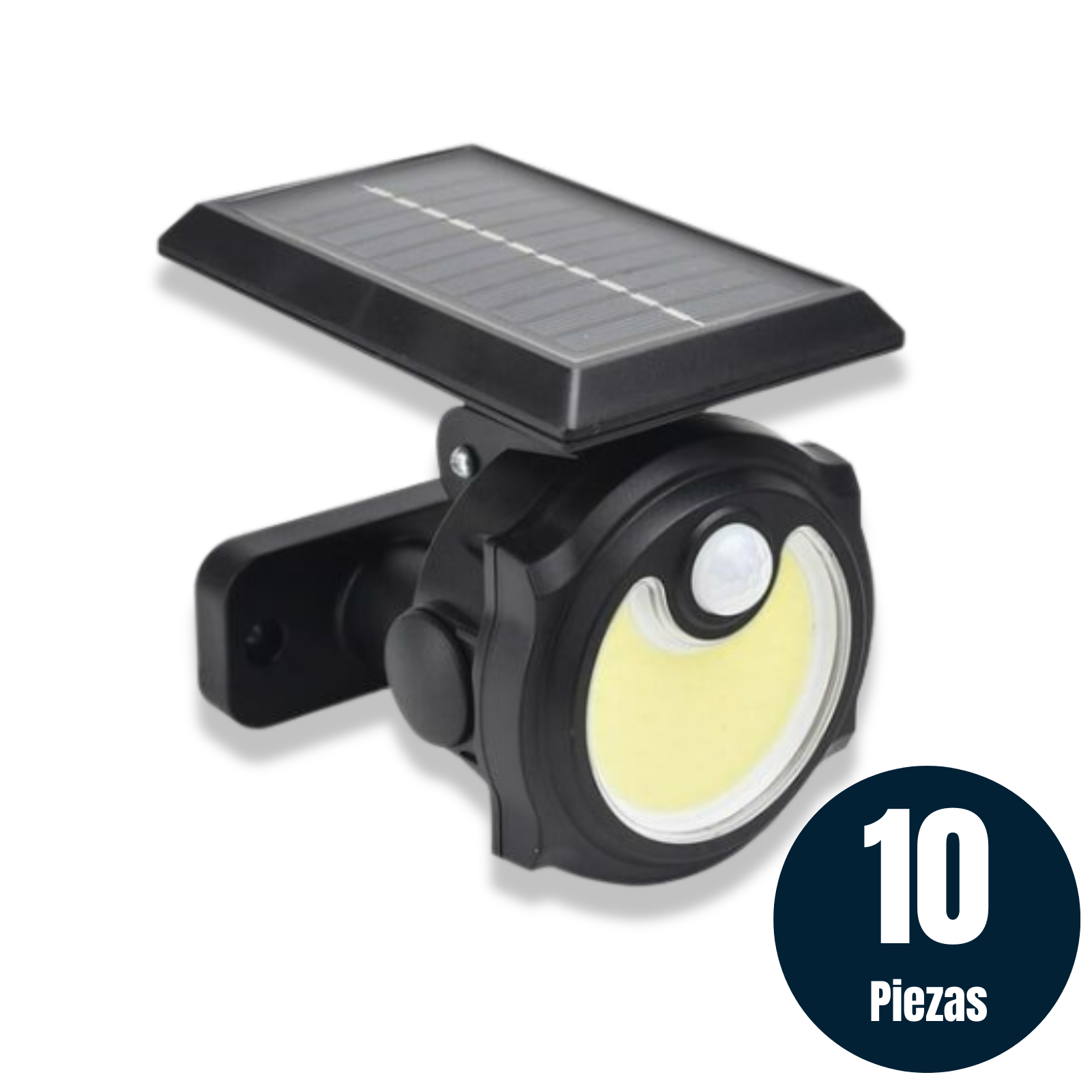 10 Piezas Lampara Solar Con Sensor Para Jardin