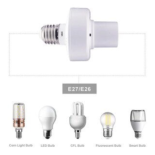Foto 2 | Adaptador De Foco Led Inteligente Wifi E27/e26 4 Piezas Lab.g Blanco