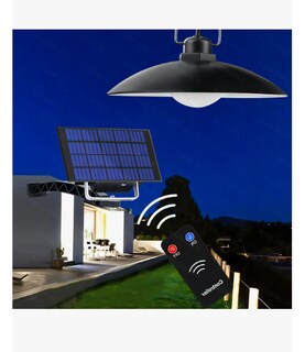 Foto 4 | Lámpara Solar Recargable Con 3 Cabezales Ajustables Y 1 Mando A Distancia w103t Luz Blanco Fría 6000k