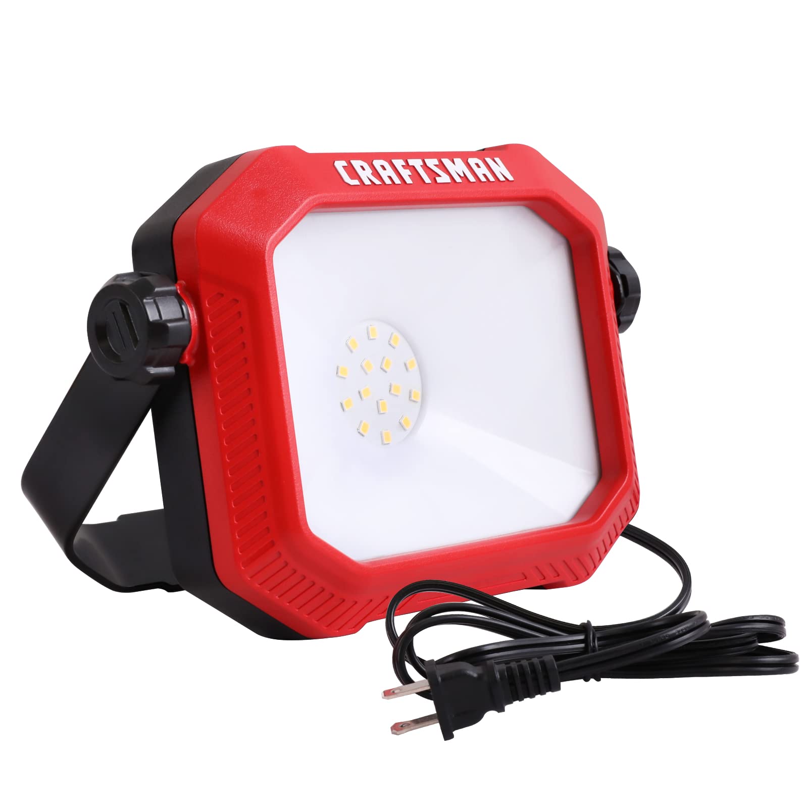 Lámpara De Trabajo Craftsman, 1100 Lúmenes, 4000 K, Led, Inclinable, Portátil - Venta Internacional.