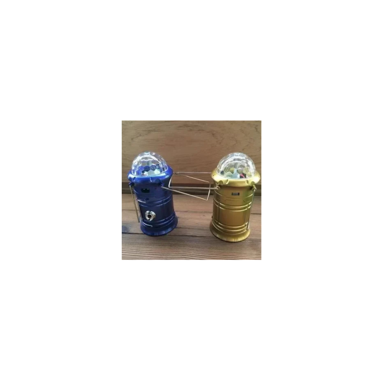 Foto 2 pulgar | Linterna De Camping Led 2 En 1 Con Luz Giratoria - Venta Internacional.