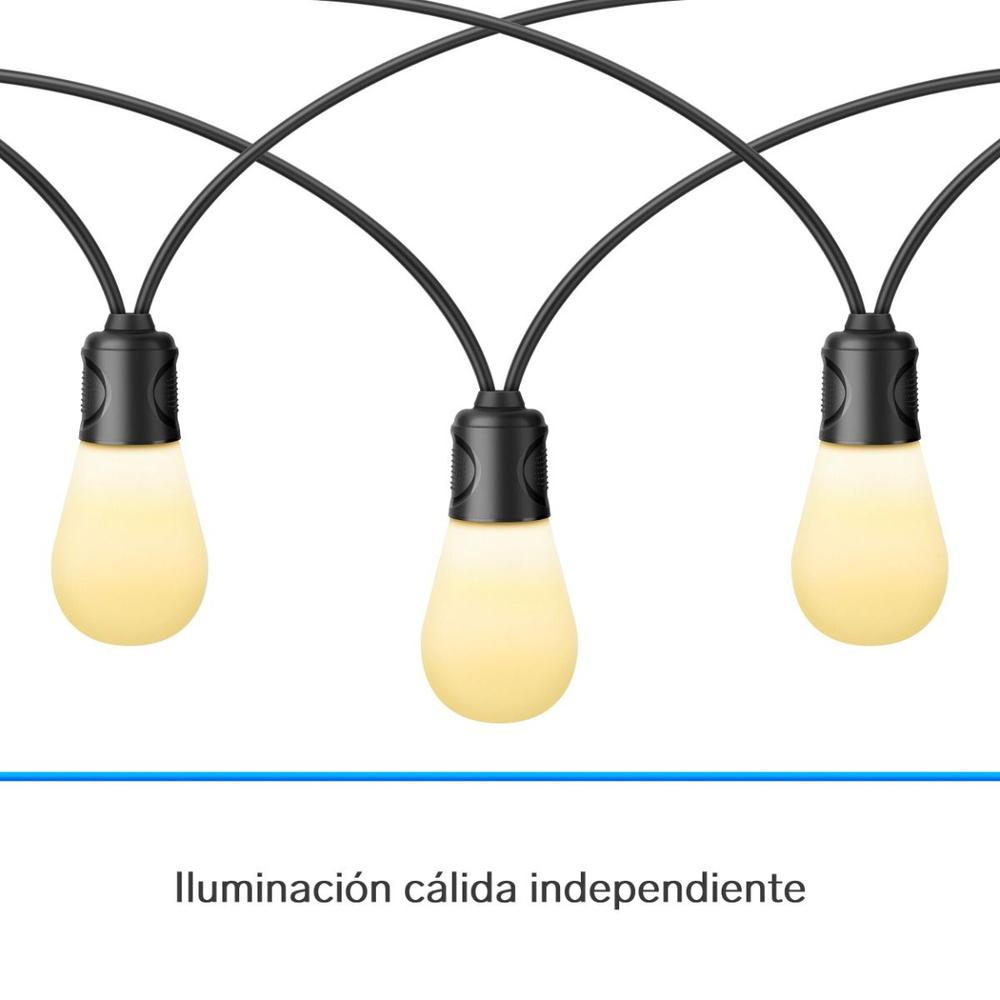 Foto 4 pulgar | Serie Led Wi-fi* Multicolor Rgb+w De 12 Focos Para Exterior