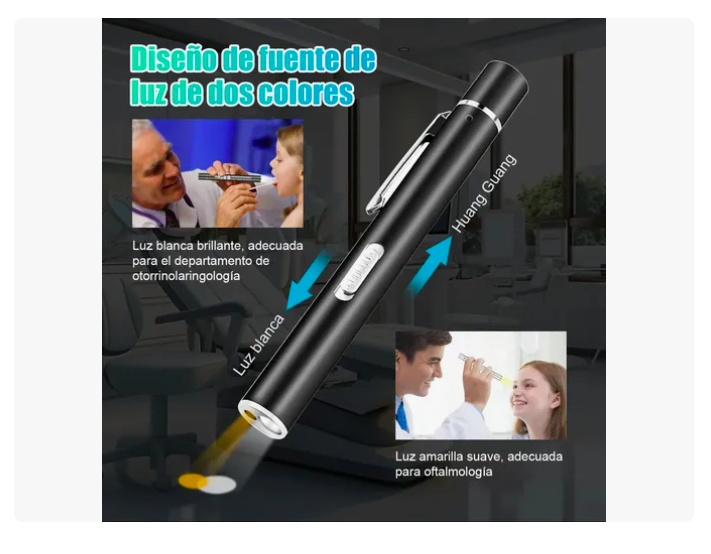 Foto 3 pulgar | 2p Lámpara Diagnóstico  Xtellar Recargable Led Blancos Y Luz Amarilla