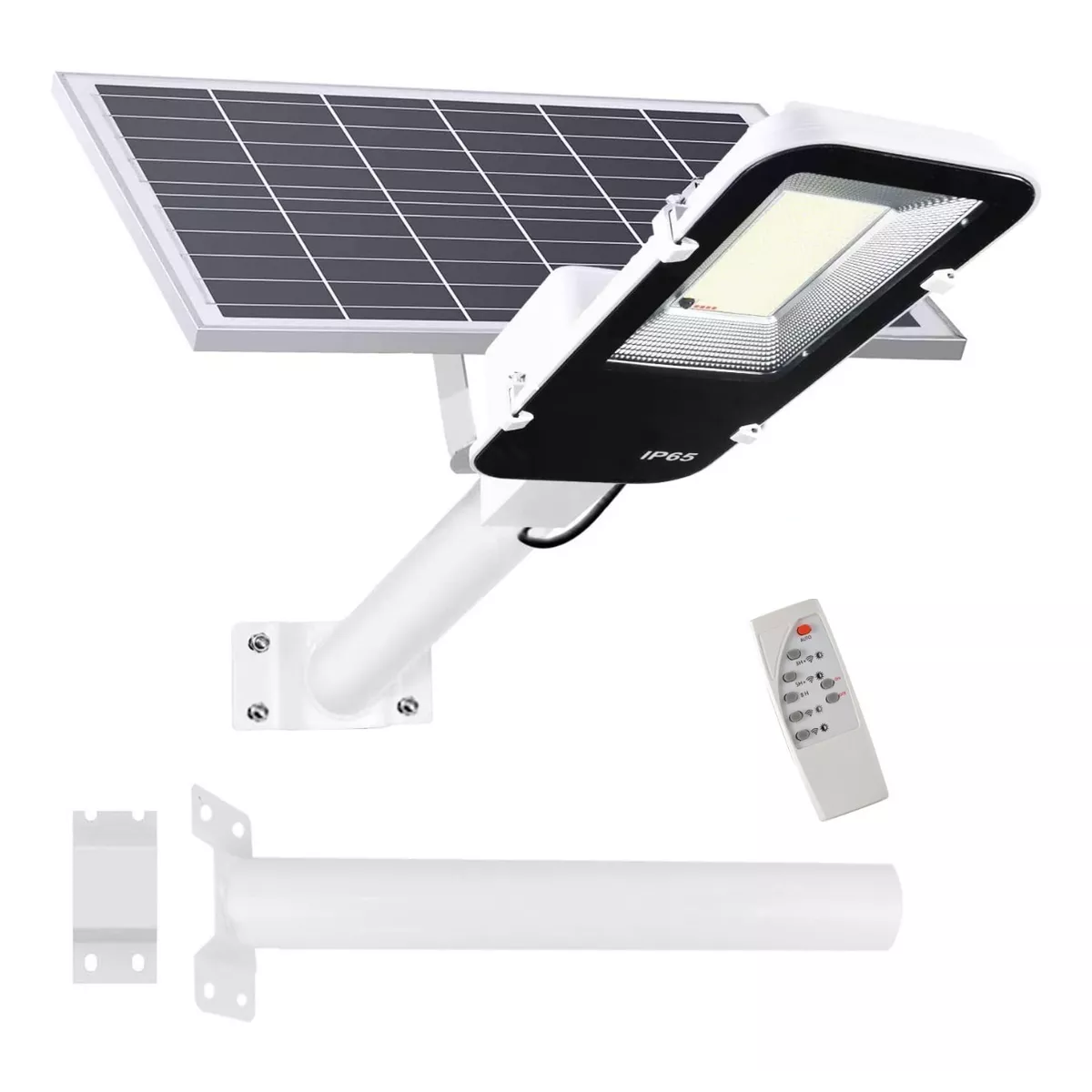 Lámpara Led Solar Luminaria Suburbana Alumbrado Publico 200w Esi-6009 Blanco