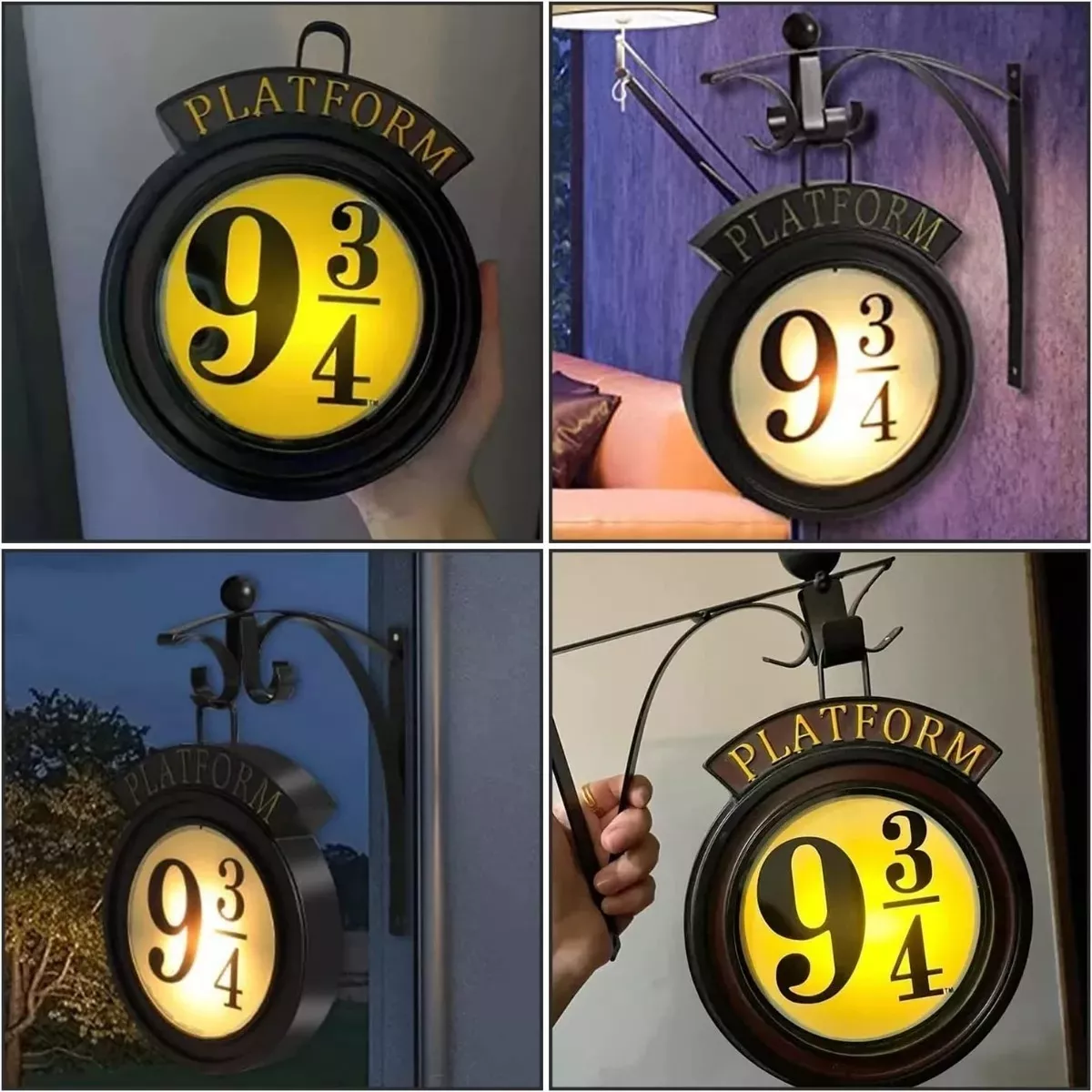 Foto 3 pulgar | Lampara Pared Interior Decorativa Accesorios Harry Potter Eo Safe Imports Esi-10349 Multicolor