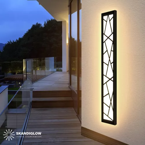 Foto 4 pulgar | Lámpara Led de Pared Minimalista Moderna Exterior para Casa o Jardín