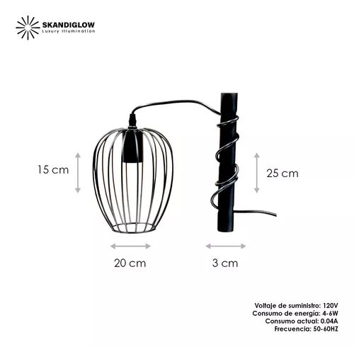 Foto 4 pulgar | Lámpara de Pared Reja Clásica Faro Negro para Exteriores 120 v