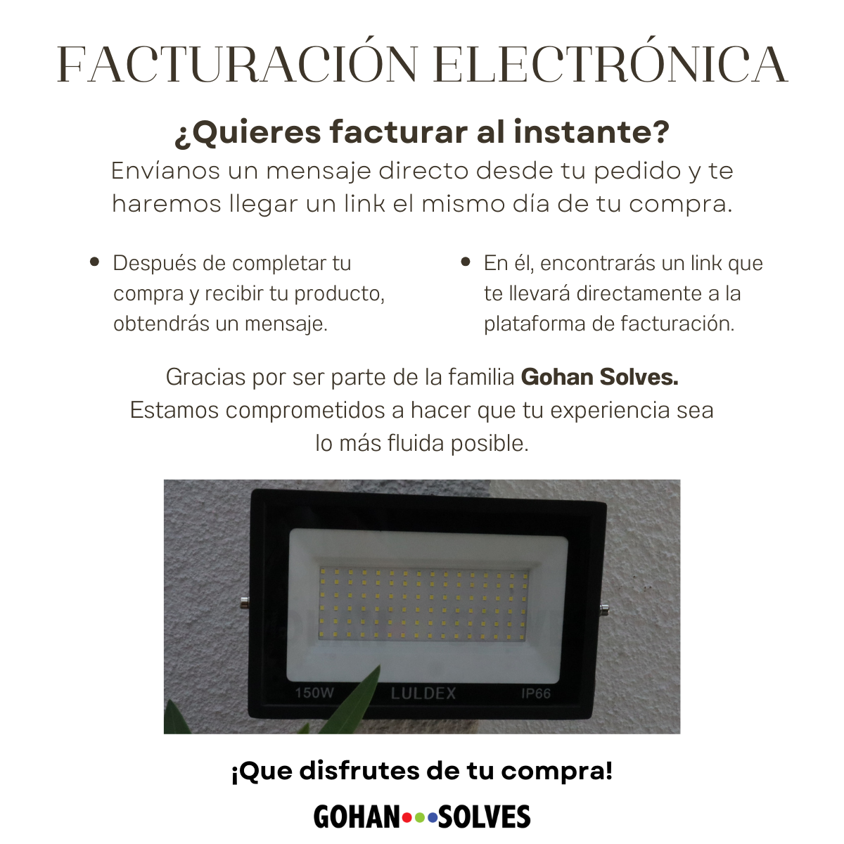 Foto 7 | Reflector Led Exterior 150w Ip66, Luz Blanca Fría, 13500 Lúmenes, Ahorro Energía, Ideal Garajes, Jardines, Color Negro