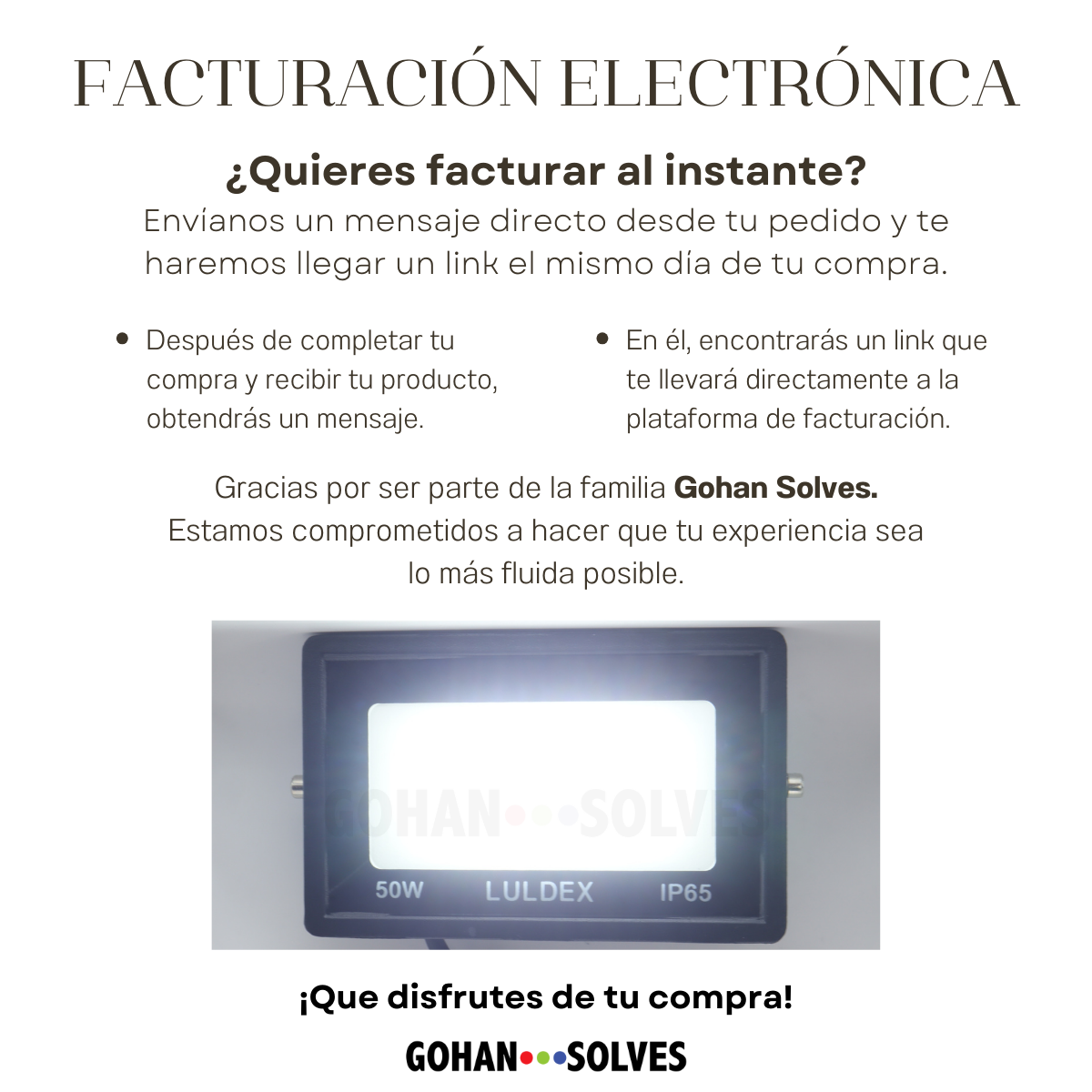 Foto 8 pulgar | Nombre:  Reflector Led Exterior 50w Ip65, Luz Blanca Fría, 4500 Lúmenes, Ahorro Energía, Ideal Garajes, Jardines