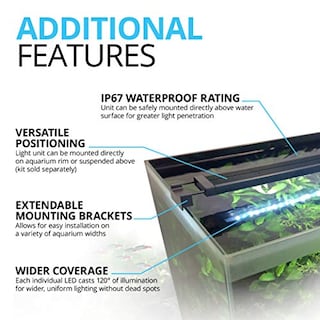 Foto 6 | Iluminación Para Acuarios Fluval Aquasky 2.0 Led 12w 38-61 Cm - Venta Internacional.