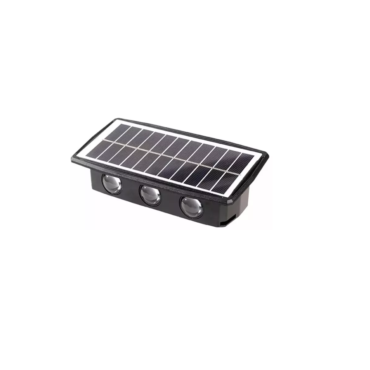 Foto 2 pulgar | Luminaria Solar Exterior Impermeable Luz Pared  Eo Safe Imports Esi-16781 Negro