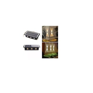 Foto 3 | Luminaria Solar Exterior Impermeable Luz Pared Eo Safe Imports Esi-16781 Negro