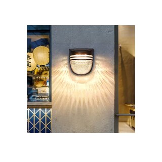 Foto 2 | Lampara Solar Exterior Lampara Para Jardin Led Con Sensor Eo Safe Imports Esi-16784 Negro
