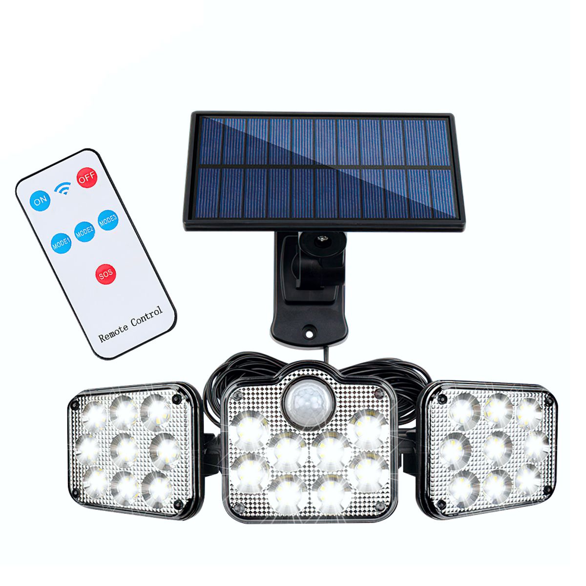 Foto 2 pulgar | Lampara Led Solar Con Sensor De Movimiento Impermeables Elegate Led39 Negro