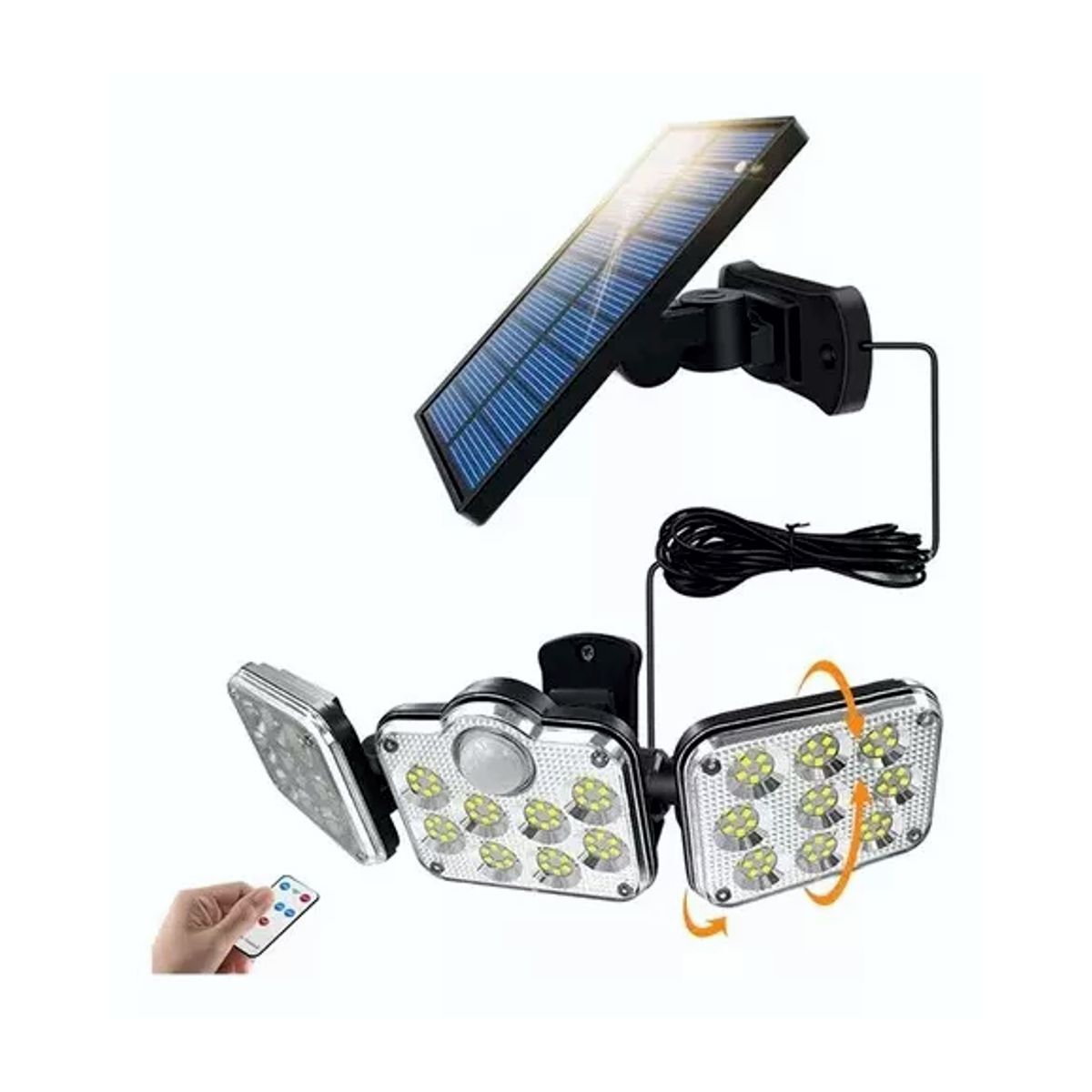 Foto 3 pulgar | Lampara Led Solar Con Sensor De Movimiento Impermeables Elegate Led39 Negro