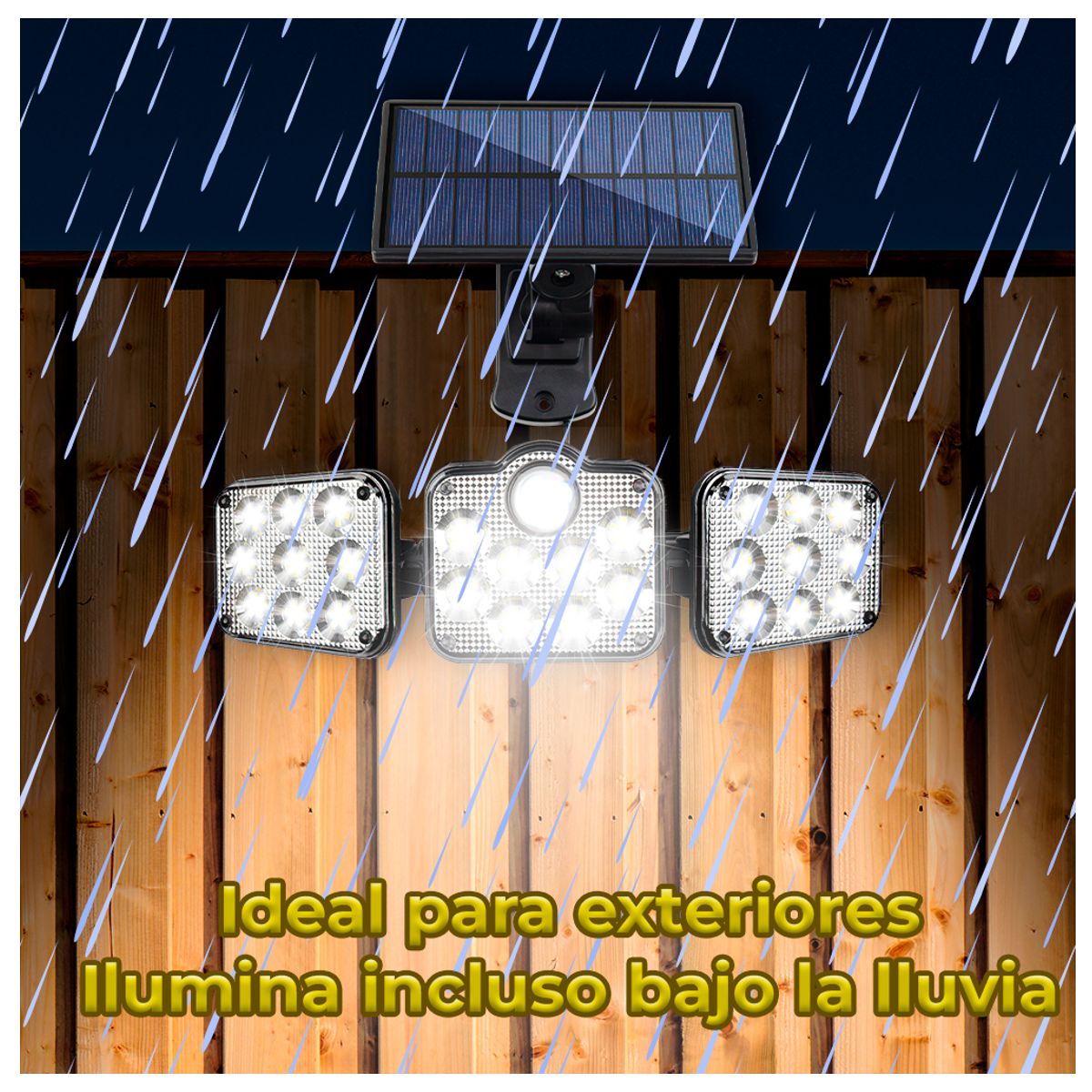 Foto 6 | Lampara Led Solar Con Sensor De Movimiento Impermeables Elegate Led39 Negro