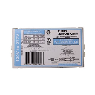 Foto 1 | Balasto Fluorescente Compacto Philips Advance 10289 Icf-2s26-h1-ld - Venta Internacional